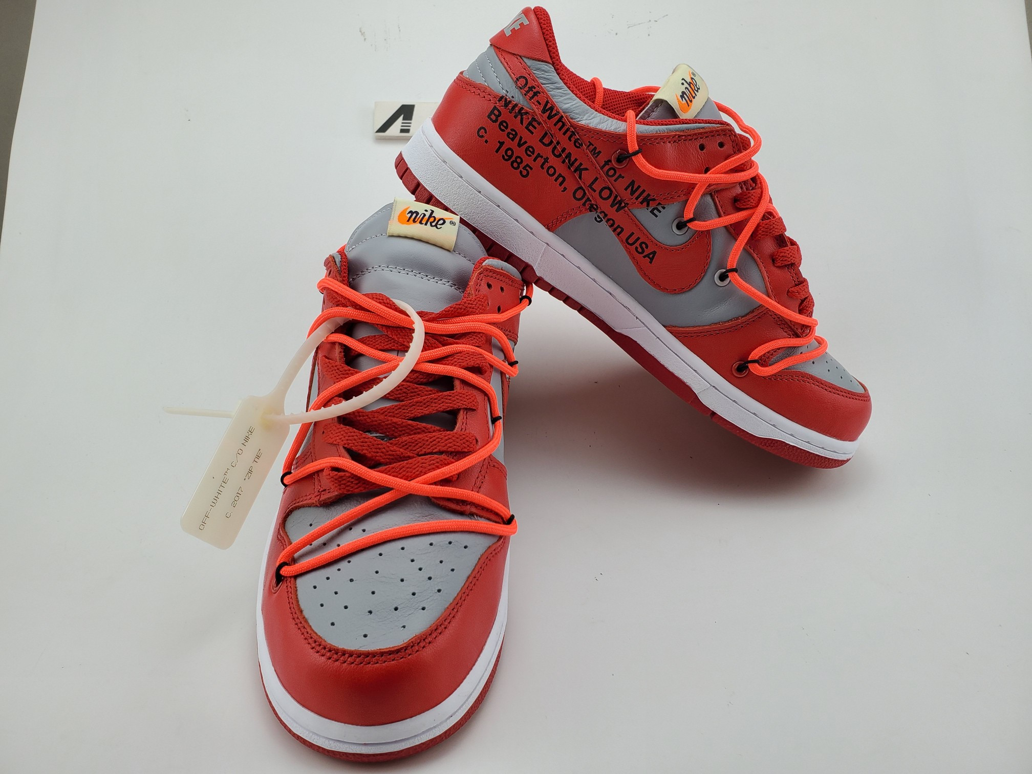 Nike Dunk Low Off-White University Red