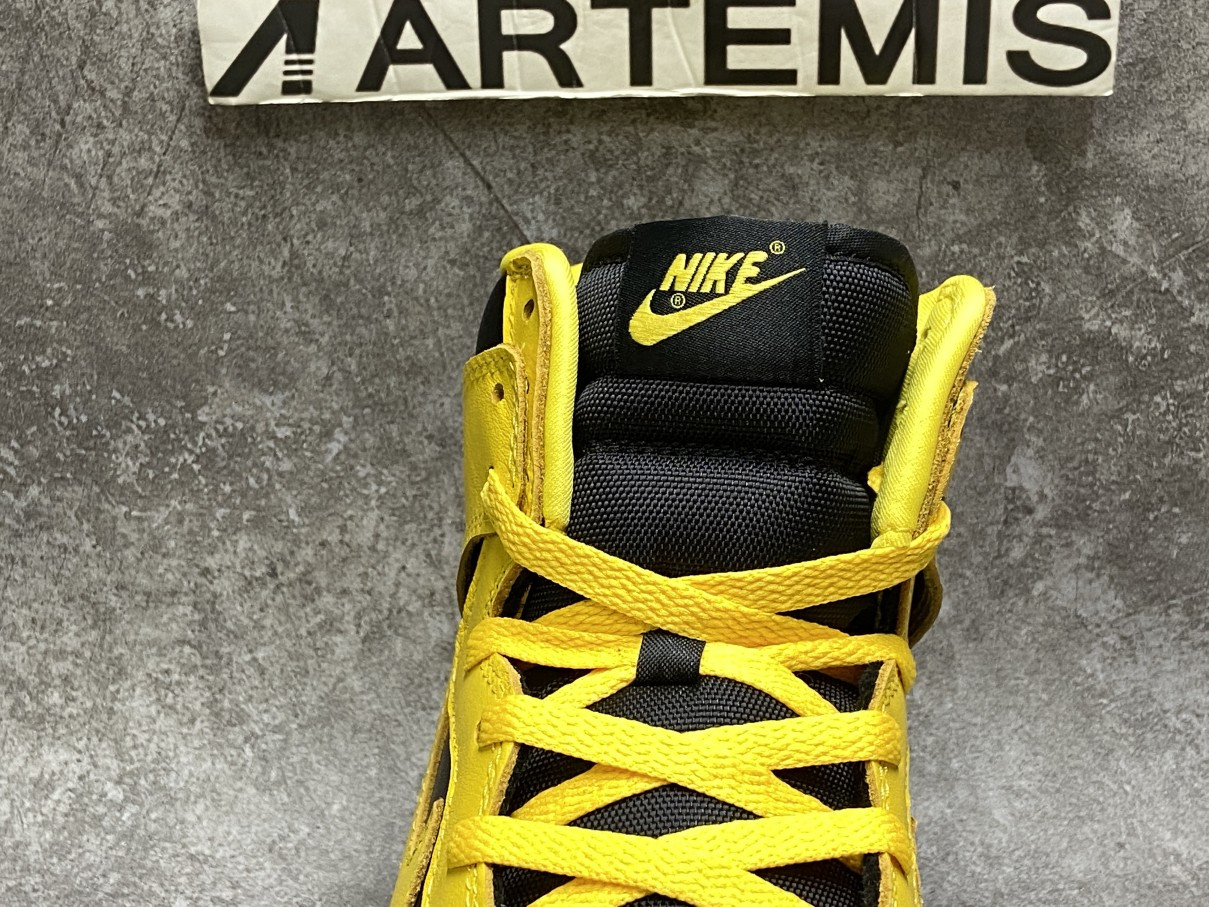 Nike Dunk High Black Yellow