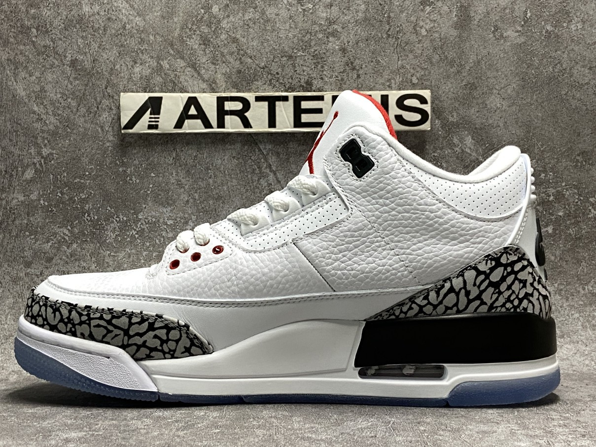 Air Jordan 3 Retro Free Throw Line White Cement