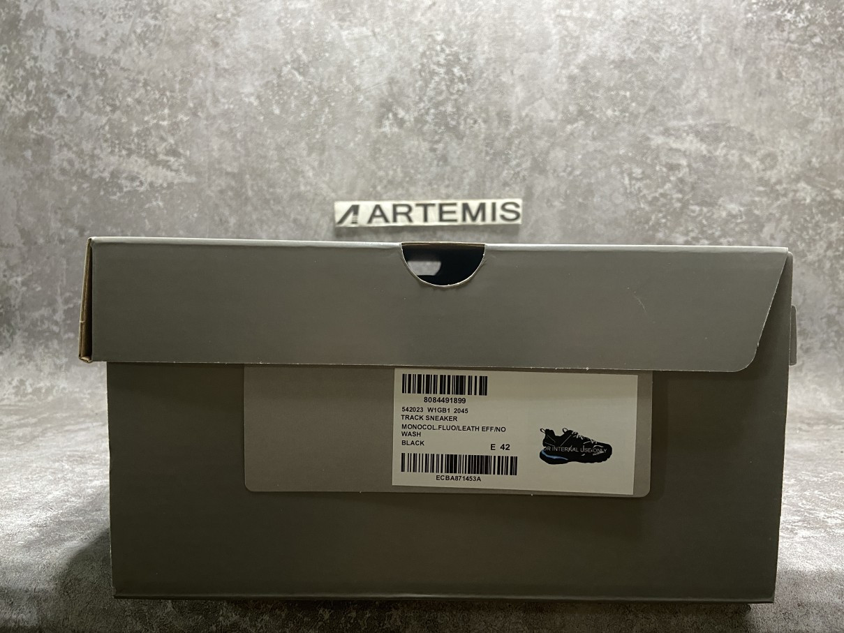 Balenciga Track Black White With Led Light