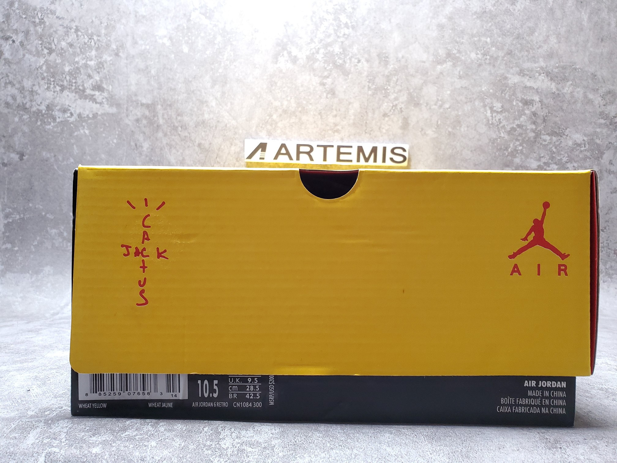 Air Jordan 6 Travis Scott X Retro Cactus Jack Yellow