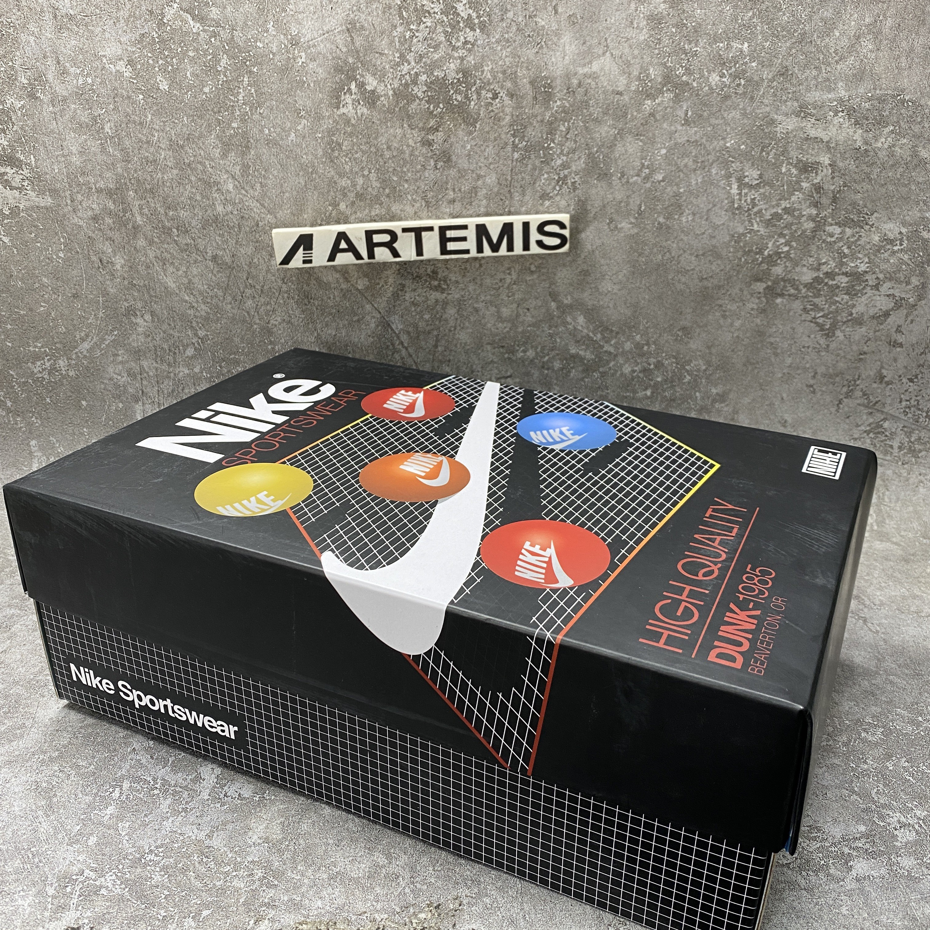 Nike Dunk High 1985 Black Acid Wash