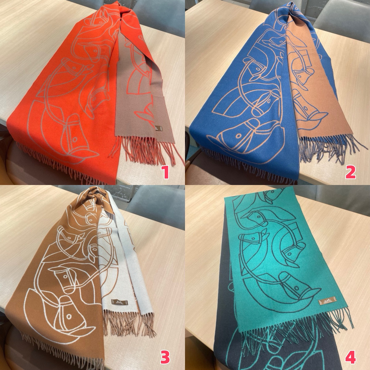 H**mes scarf 40x195cm