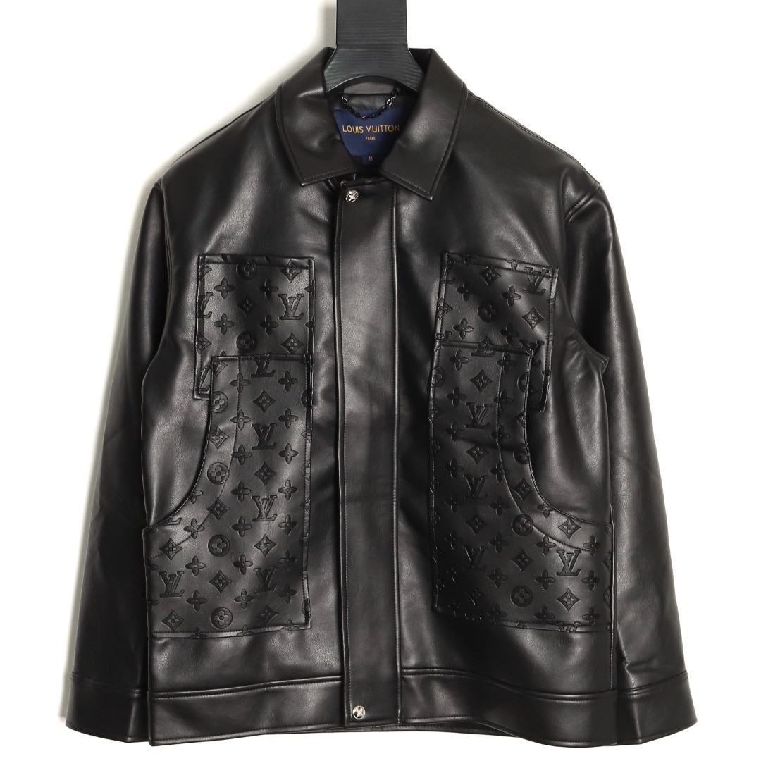 l0*is V*t0n lv 25ss leather jacket