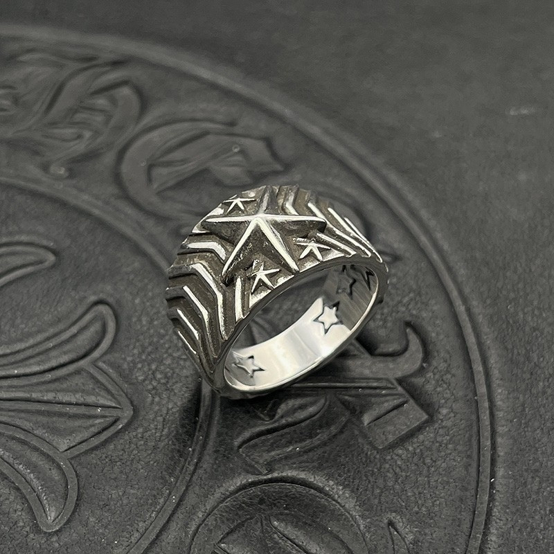 Ch**me He**ts wavy star ring