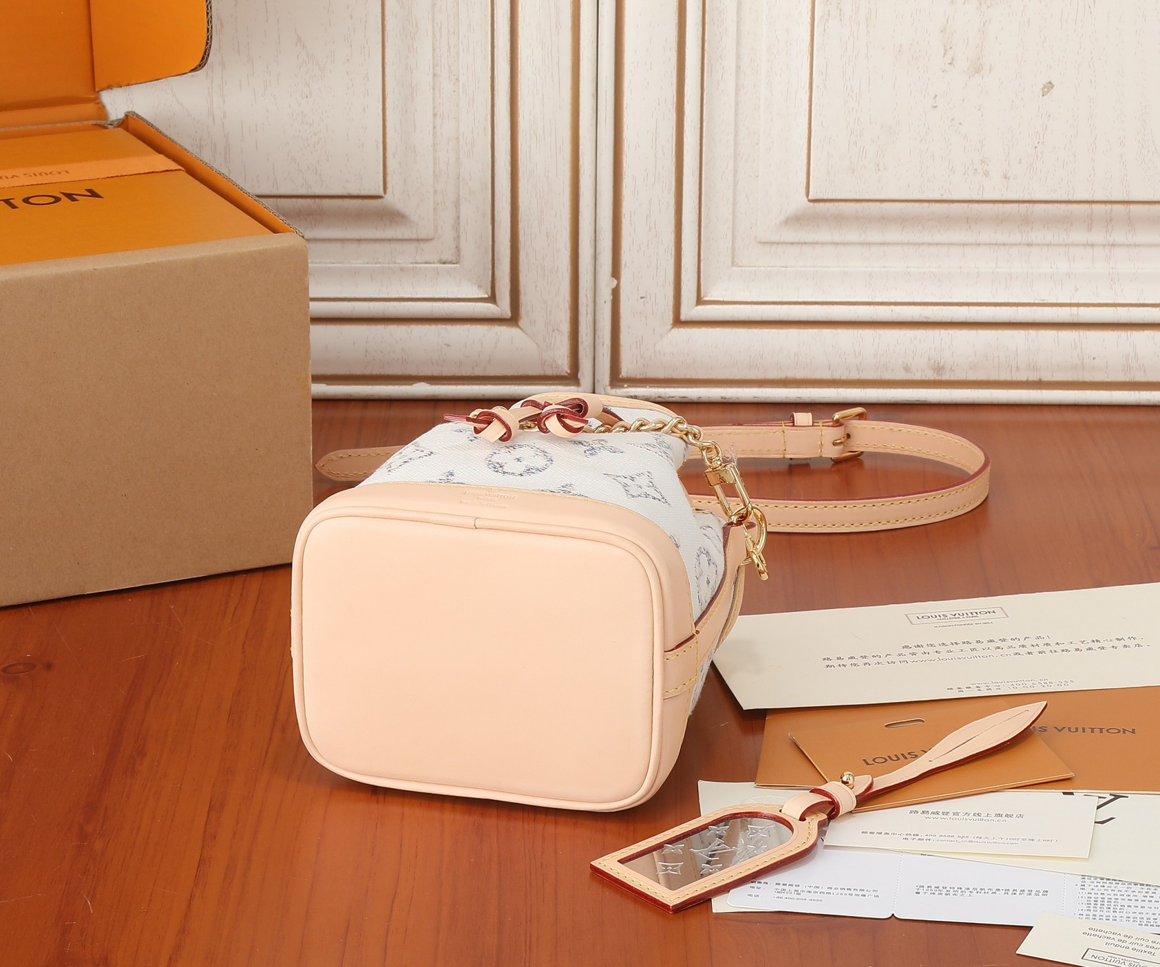 LV Nano Noé  M83453 5.1 x 6.3 x 3.9 inches