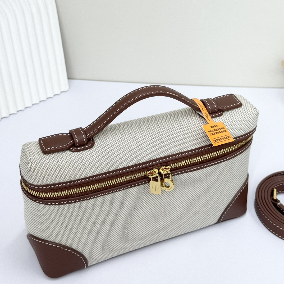 L**o p*ana extra pocket l19 cotton, linen 11 x 19 x 6.5 cm