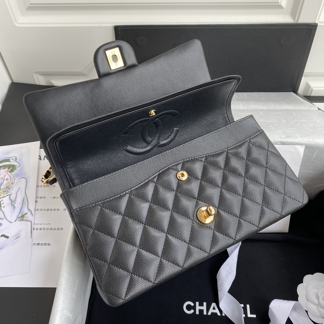 Ch*el classic flap bag 15.5×25.5×6.5cm