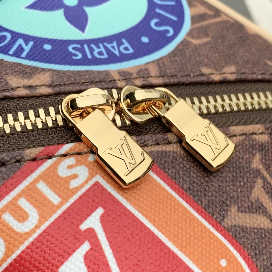 LV Toiletry Bag 2 compartments M14744 24x13x13cm