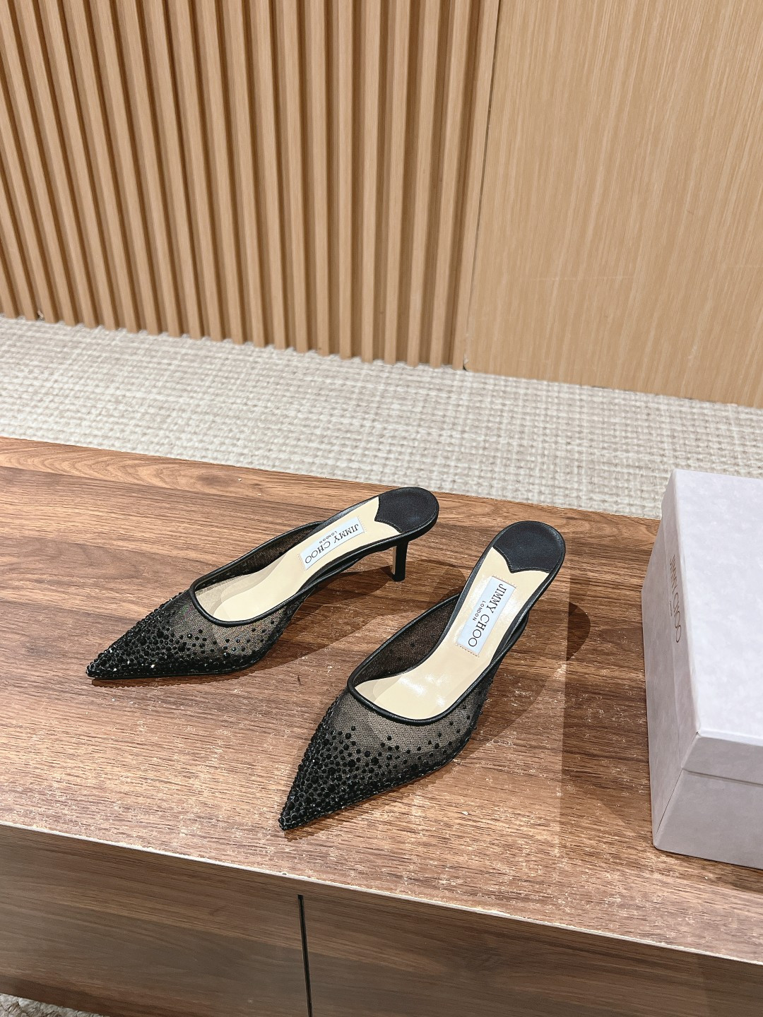 ua Ji*y Ch* vivi mules 6.5cm