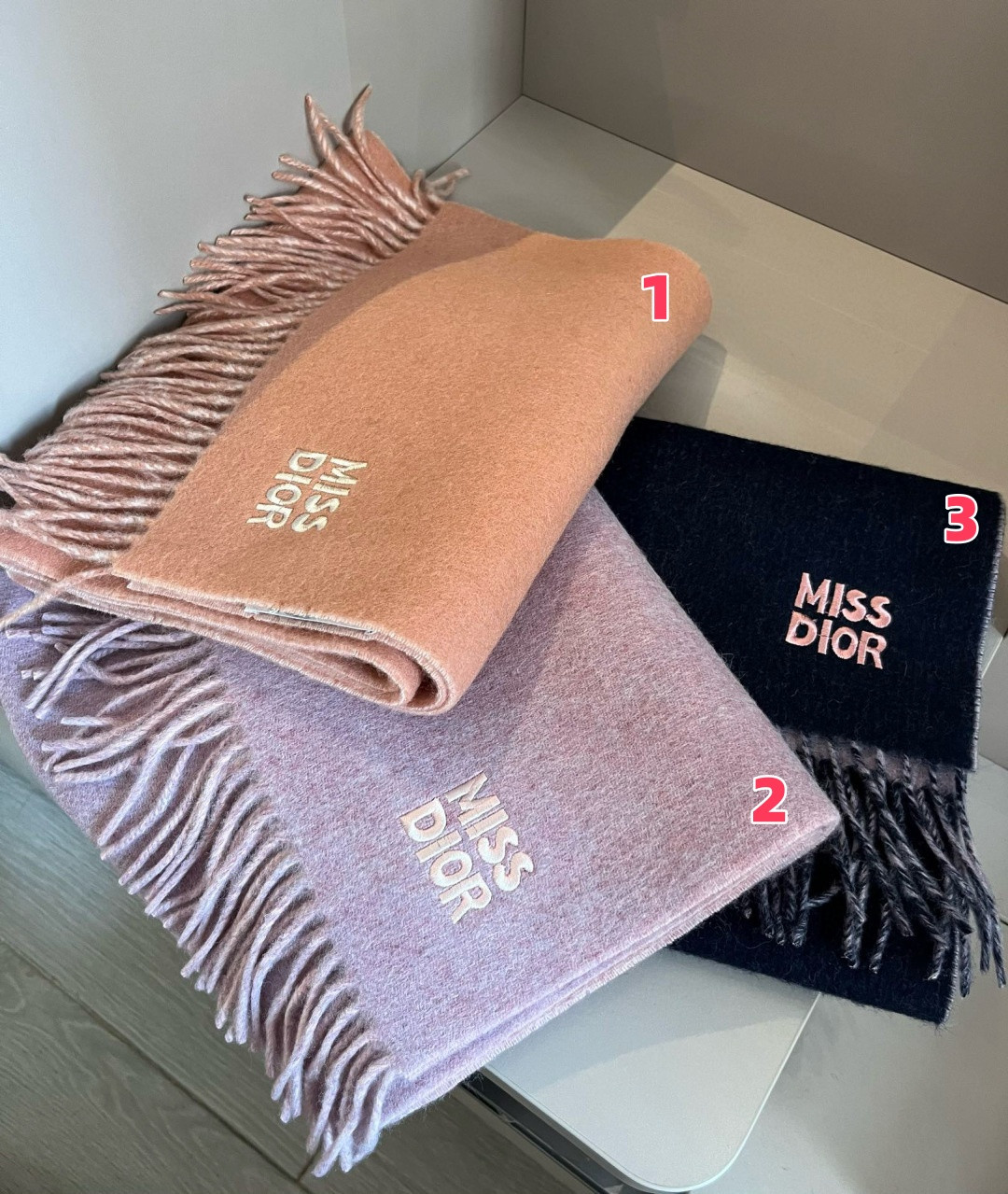 D*or scarf 32x180cm 100% cashmere