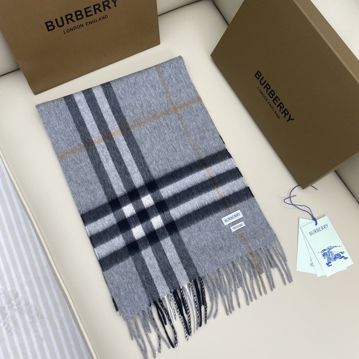 B**rry scarf 30x168cm 100% cashmere