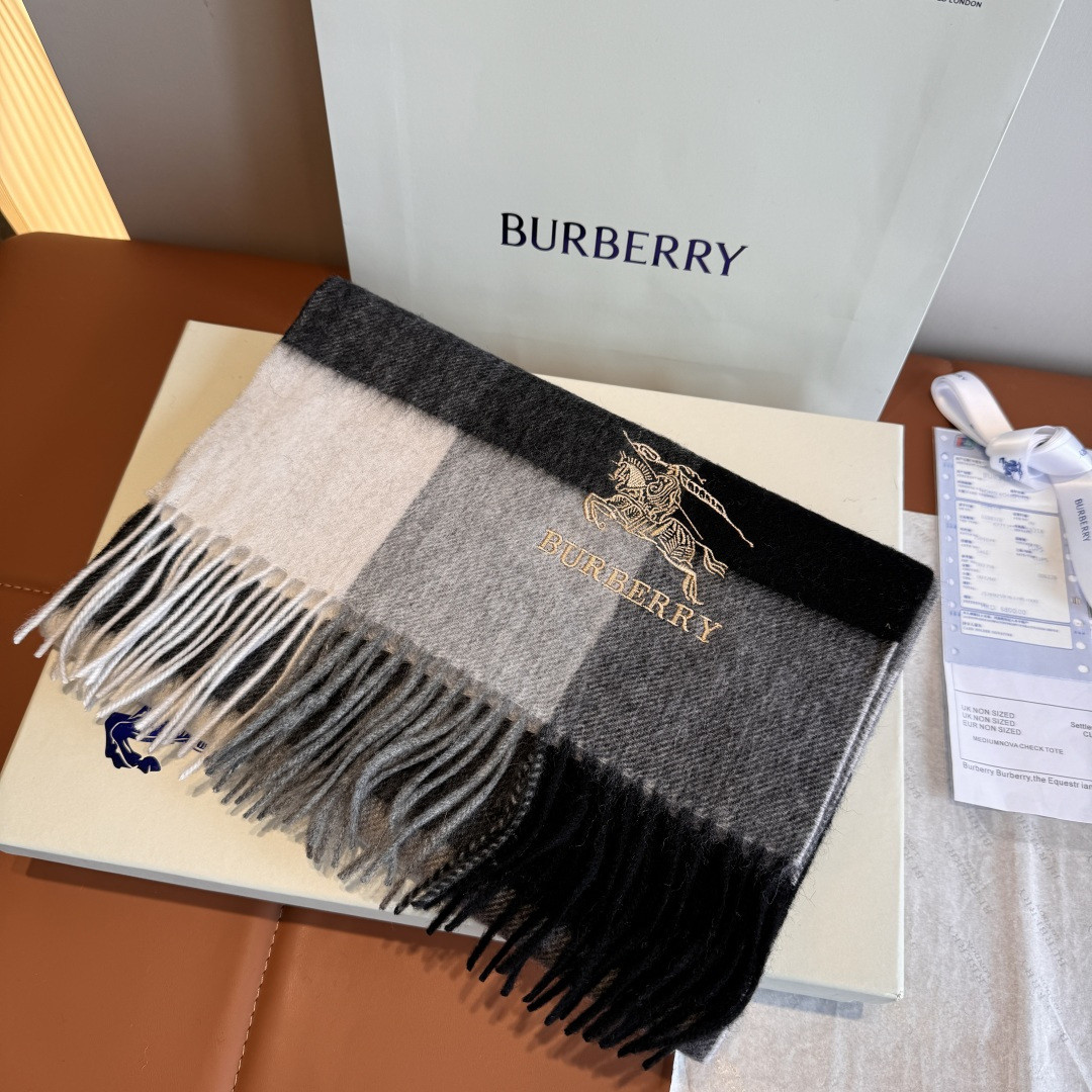 B**rry scarf 30x180cm 100% cashmere
