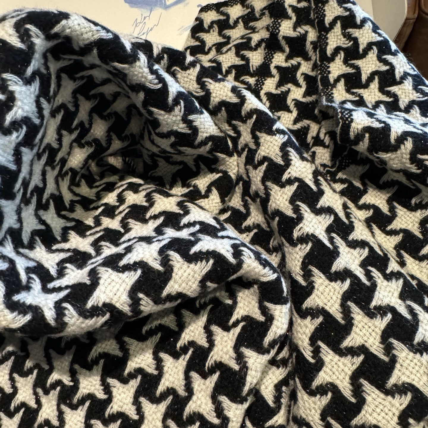 Ch*el scarf 45x200cm 100% cashmere