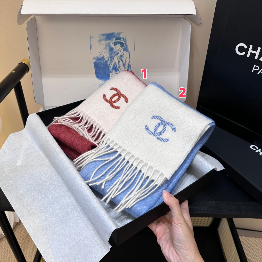 Ch*el scarf 35x180cm
