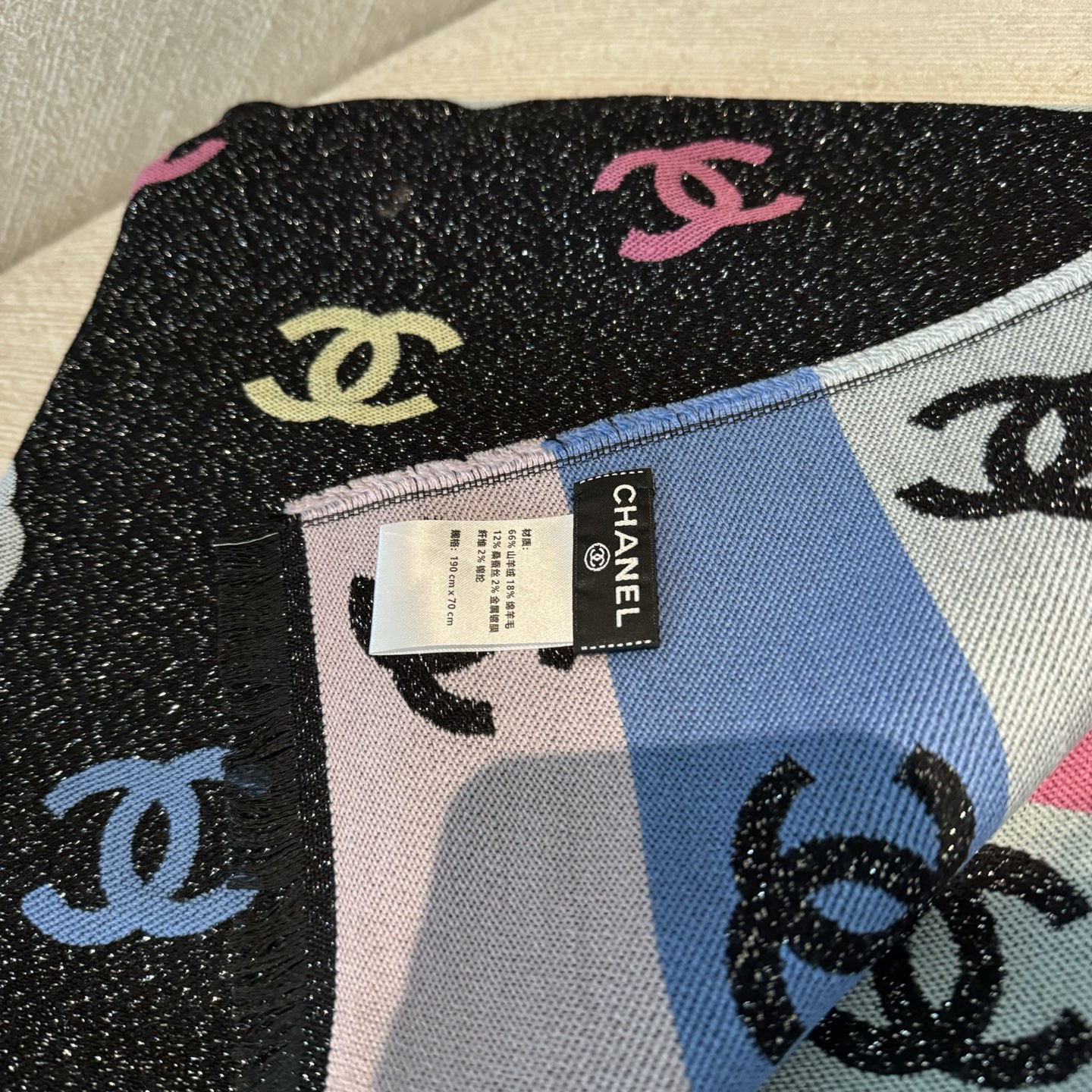 Ch*el scarf 70x180cm