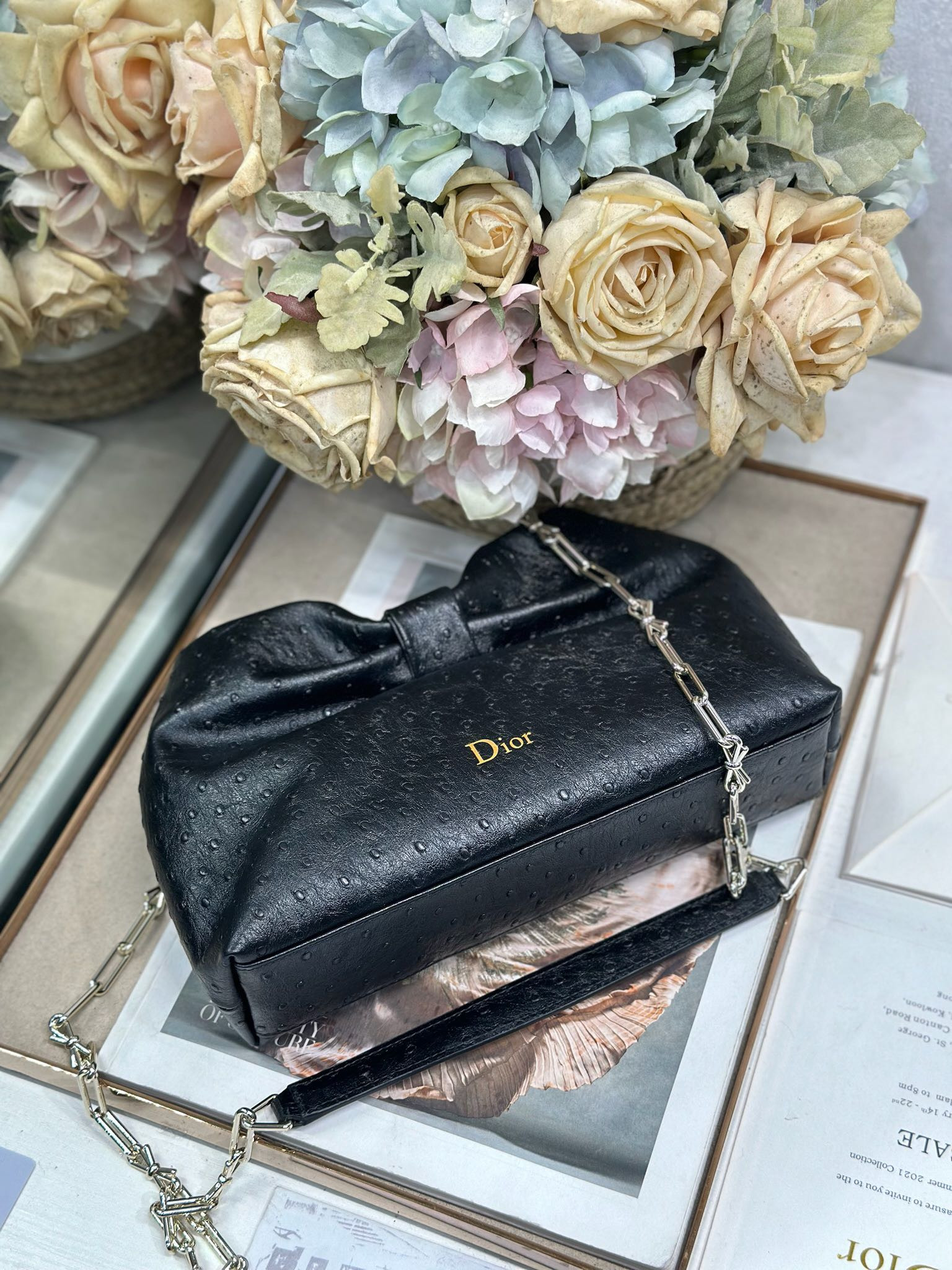 D*or small bow bag 26x16x10cm