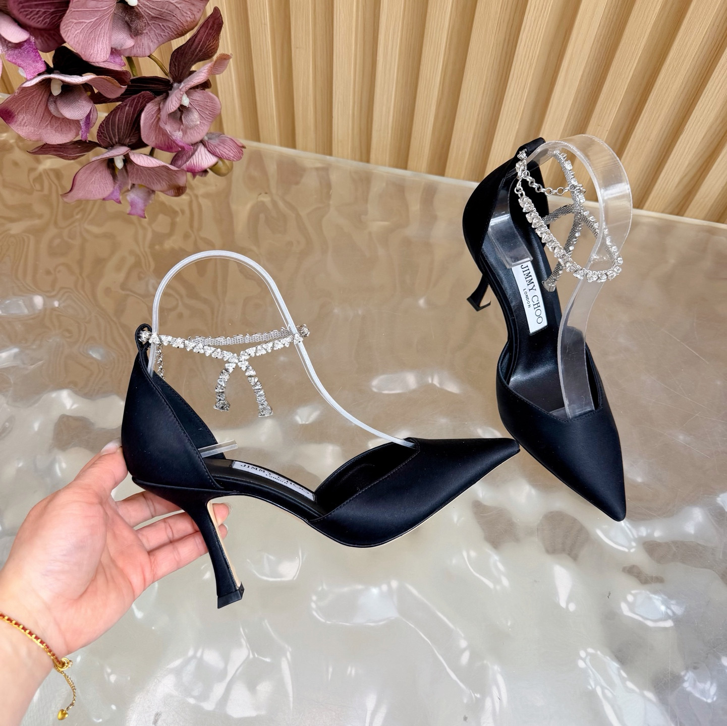 ua Ji*y Ch* stevie pumps 9cm heel
