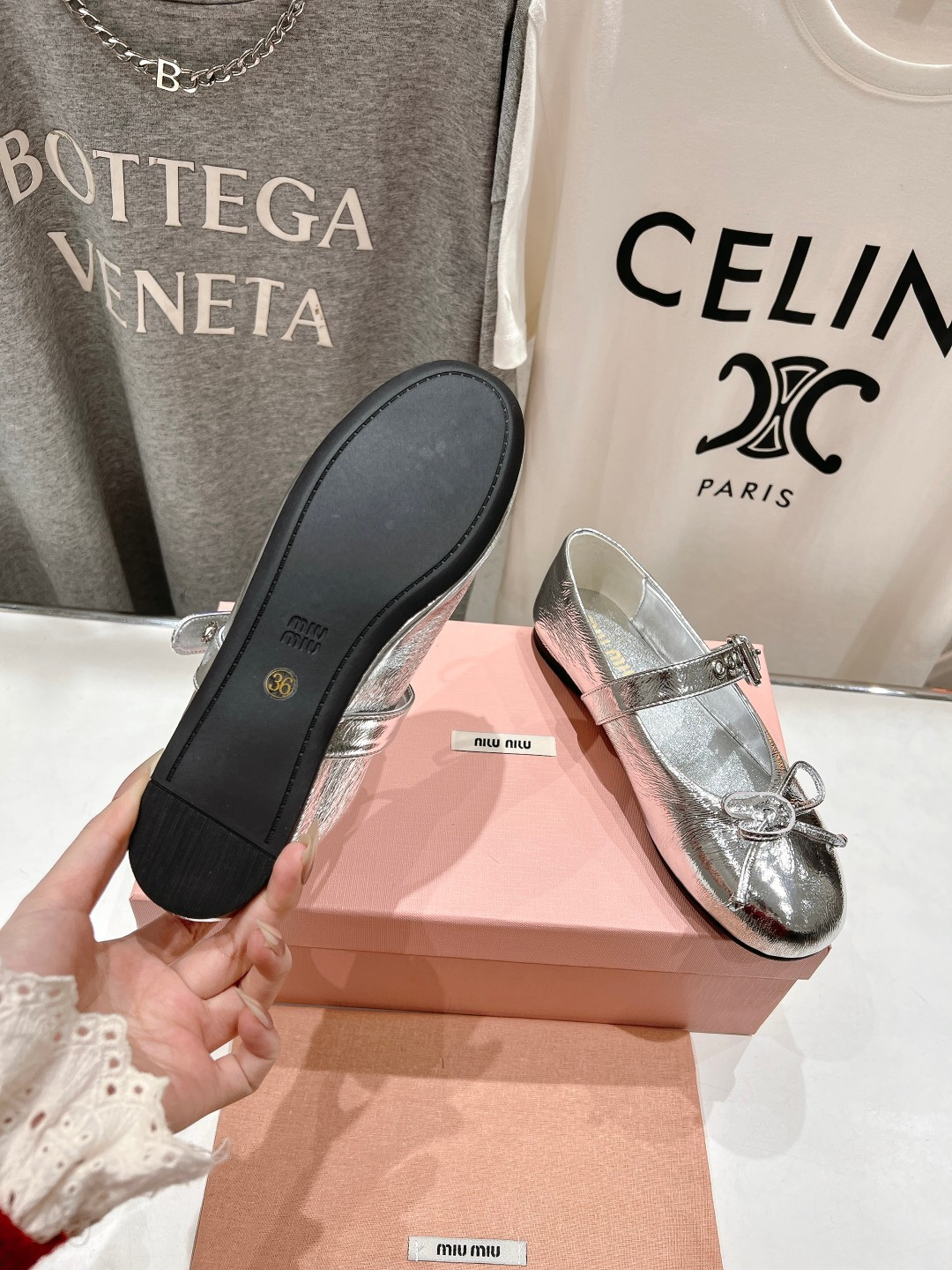 ua M1v M1v leather ballerinas