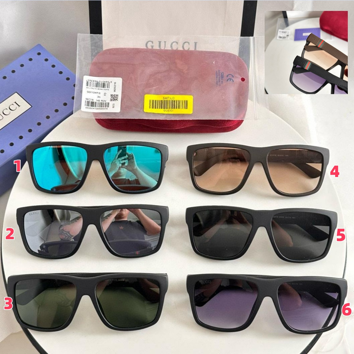 G*u*i glasses gg1124 59-16-145