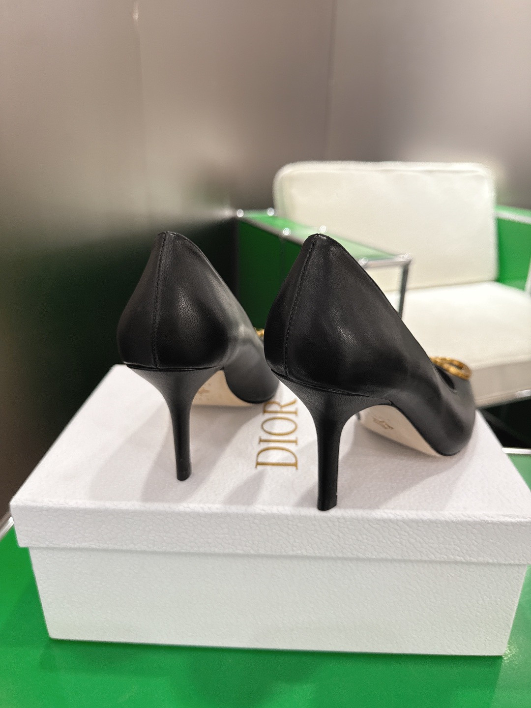 ua D*or initials pump 8.5cm heel