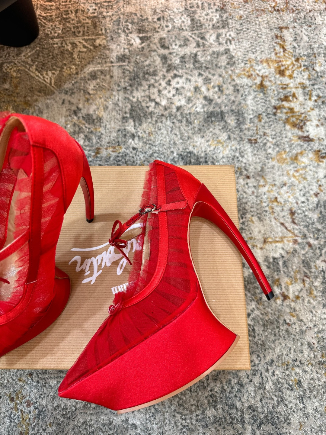 ua Ch**an louboutin 150mm pumps
