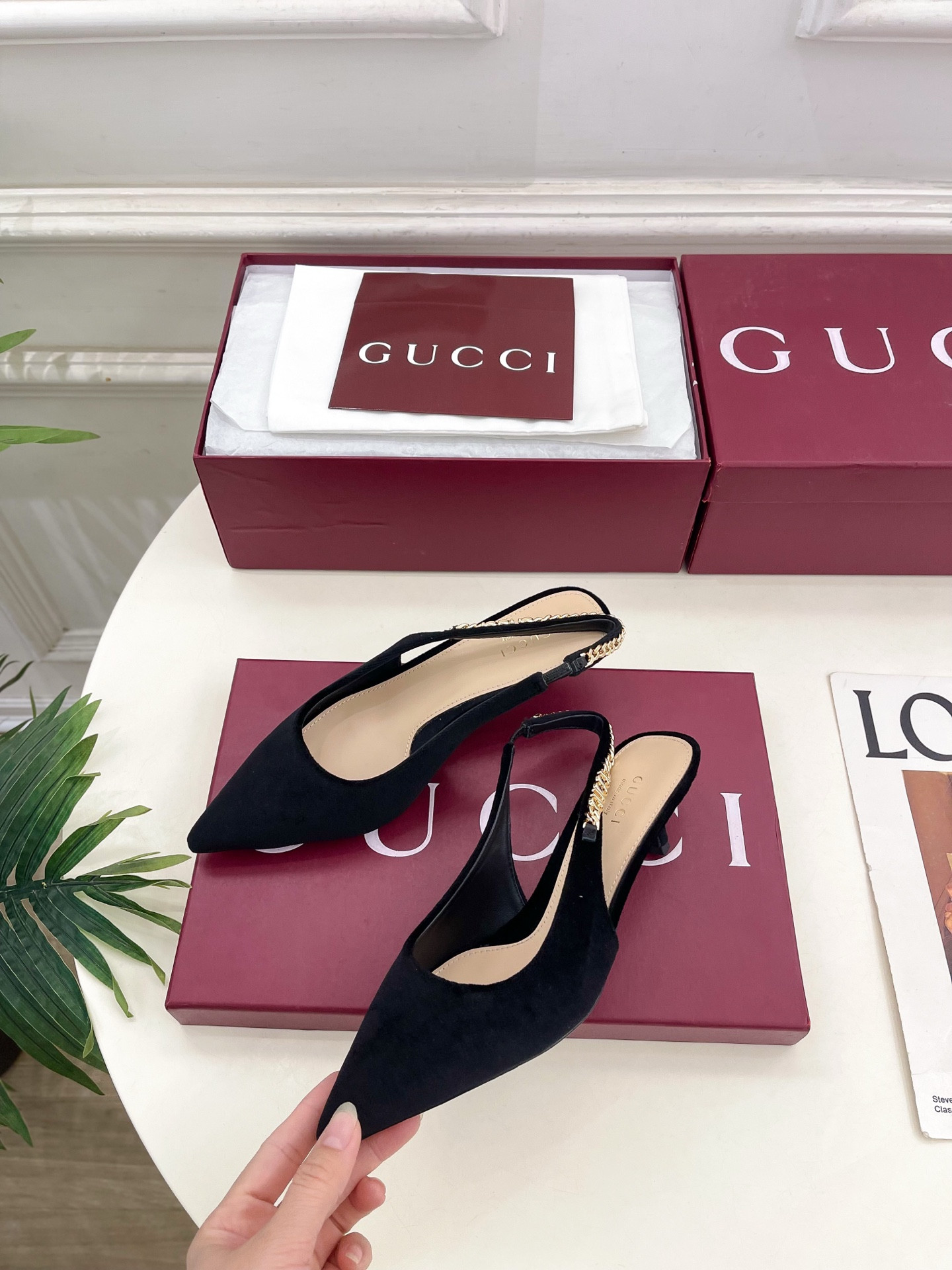 ua G*u*i signoria slingback pump