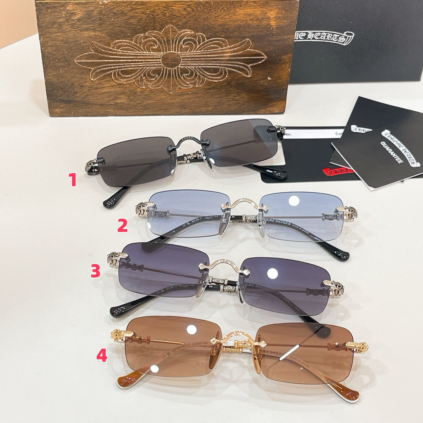 Ch**me He**ts glasses piles iii 55-20-144