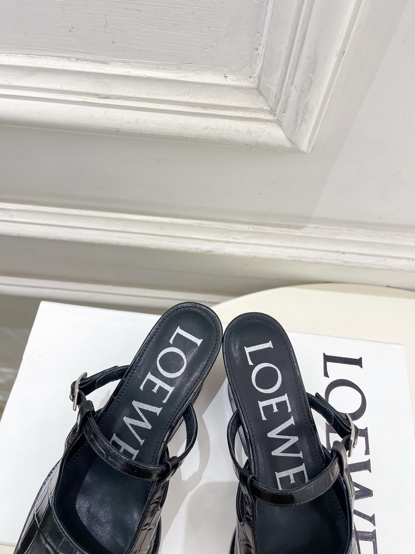 ua L0ew* onda mule 5cm heel