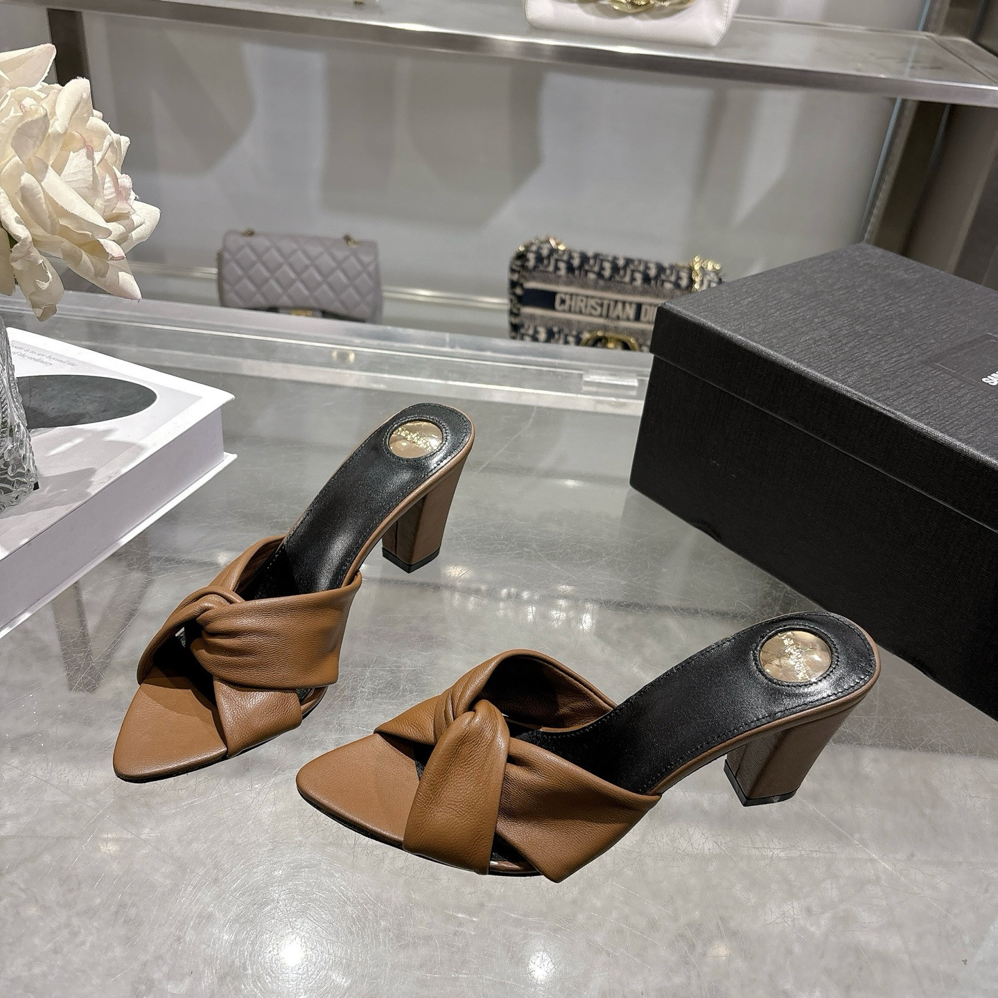 ua Y*L franciane mules 7.5cm heel