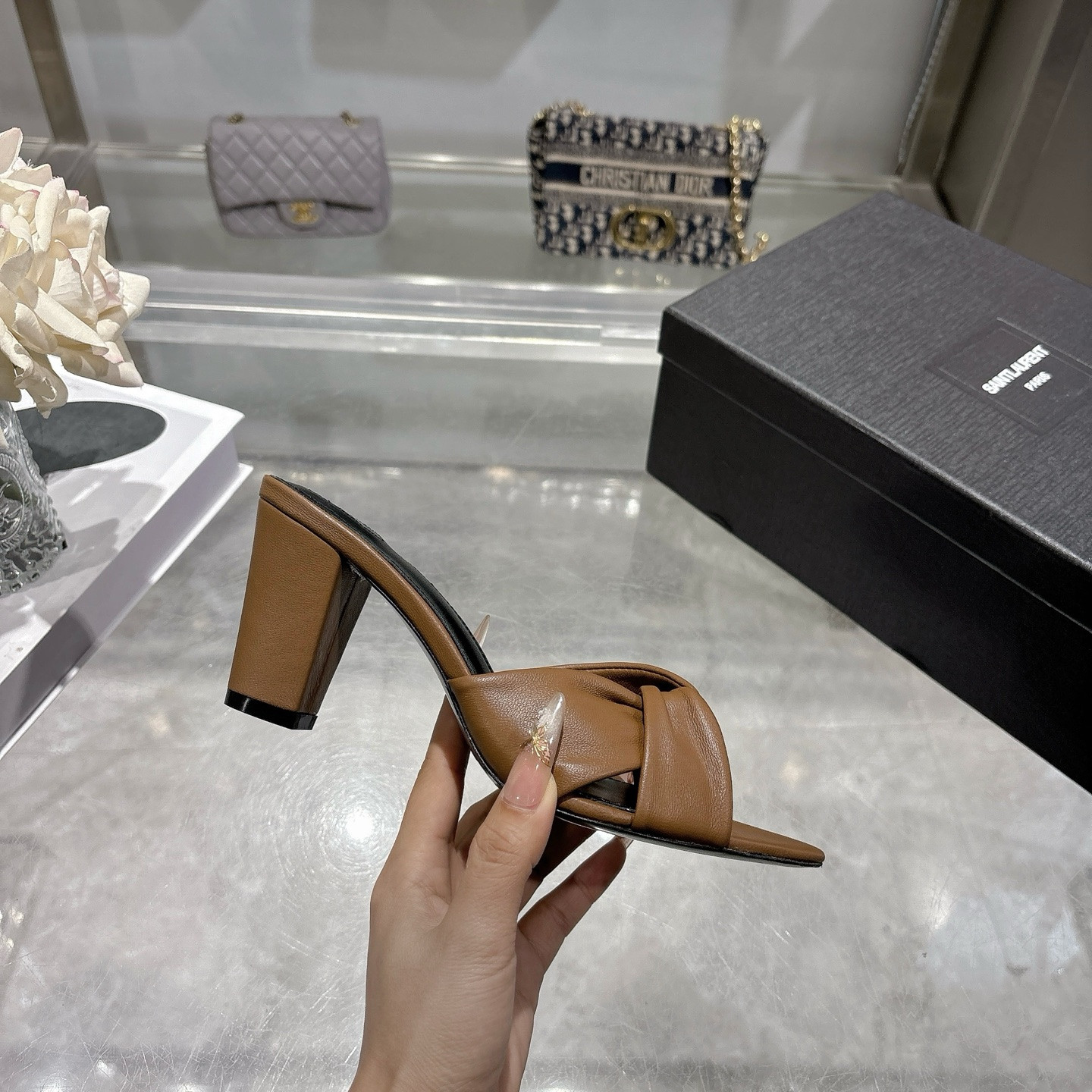 ua Y*L franciane mules 7.5cm heel