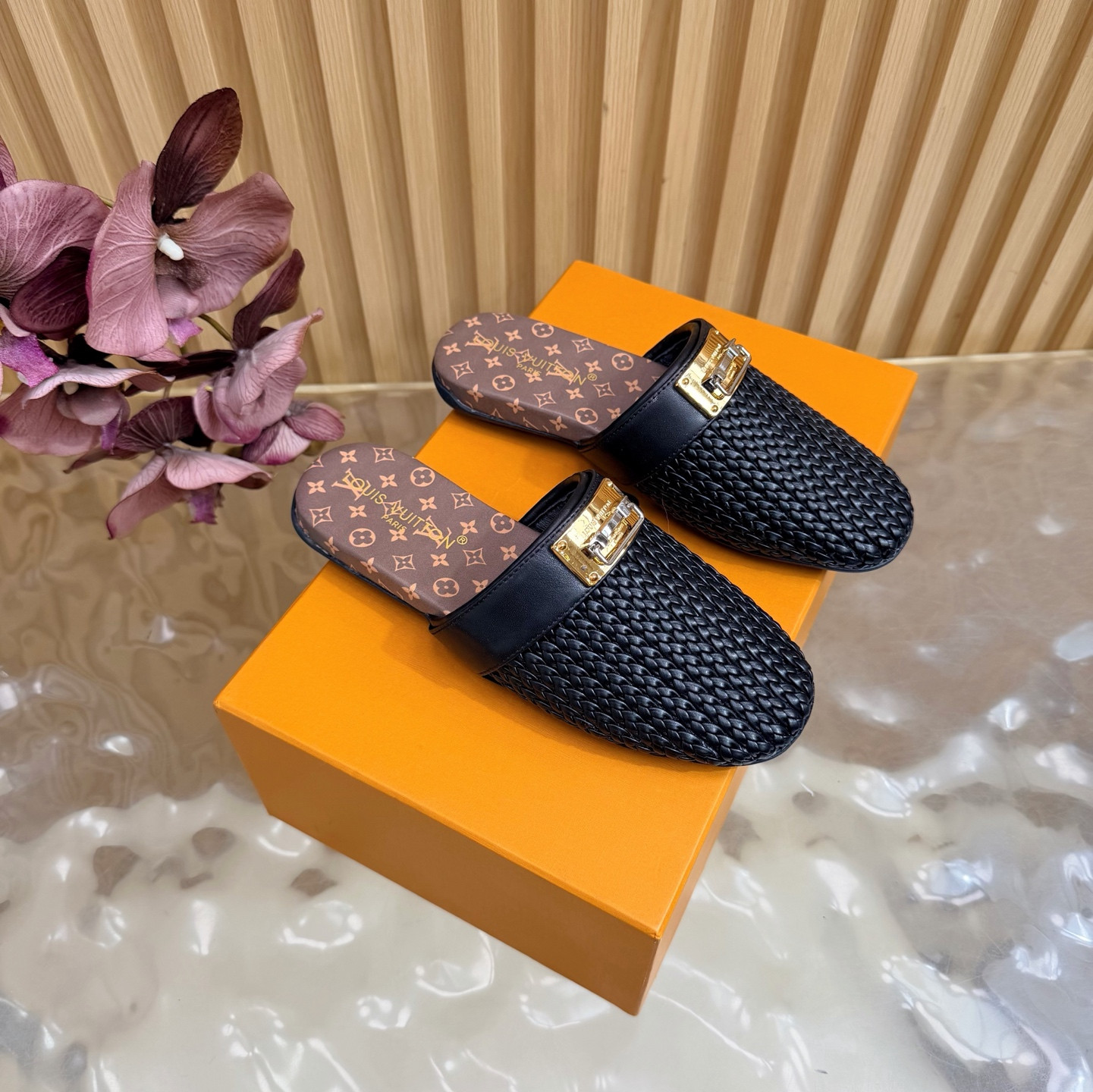 UA LV Haven Flat Open Back Mule