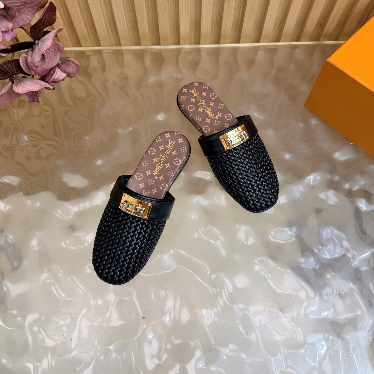 UA LV Haven Flat Open Back Mule