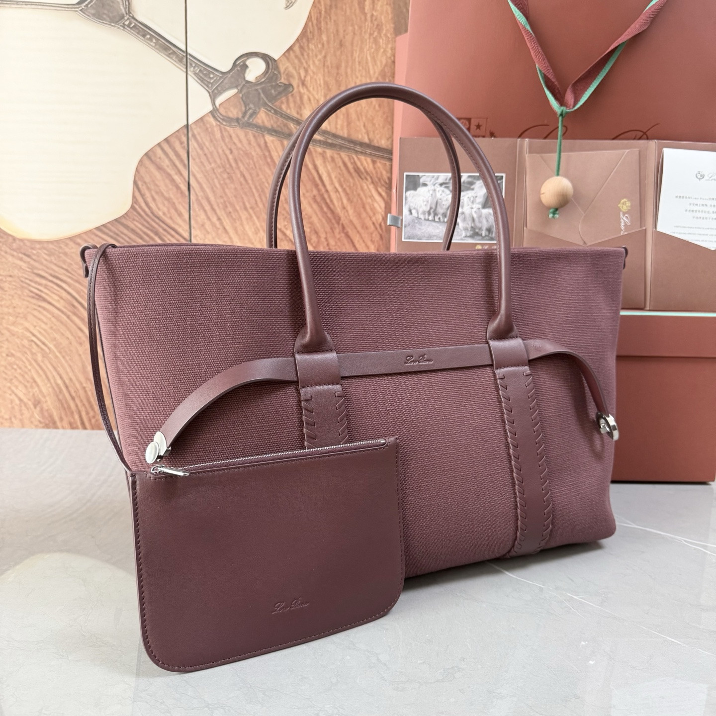L**o p*ana large ghiera shopper 40x26x18cm