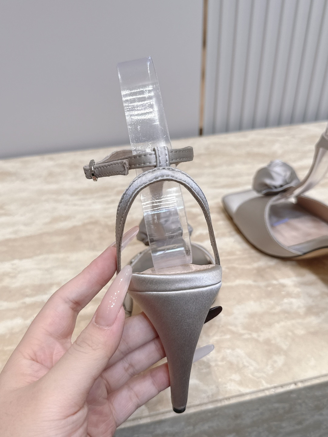 ua D*or rose heeled sandal 8.5cm heel